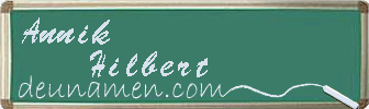Annik Hilbert Visitenkarte